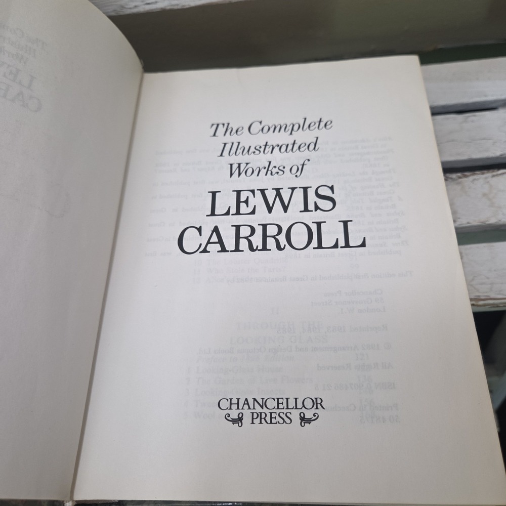 The Complete Illustrated Works of Lewis Carroll 1982 Chancellor Press Hardcover - Picture 8 of 13